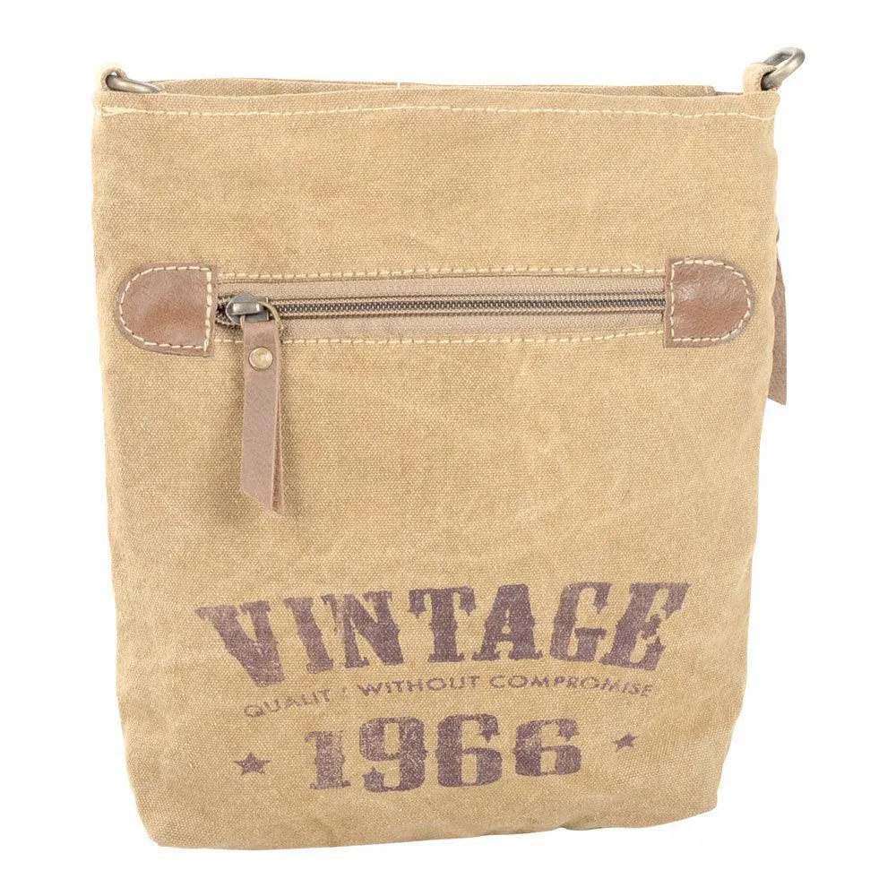 1966 Bike Double Zipper Crossbody Bag