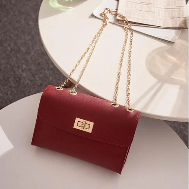 2019 New Arrival Women Bag Crossbody Bags for Women heart Buckle Handbag Glitter Sequins Chain Shoulder Bag PU Leather Handbags