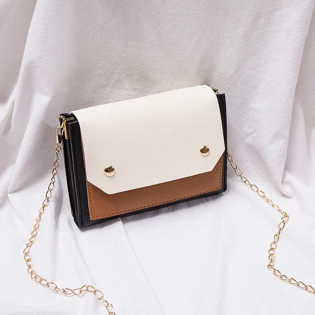 2019 New Arrival Women Bag Crossbody Bags for Women heart Buckle Handbag Glitter Sequins Chain Shoulder Bag PU Leather Handbags