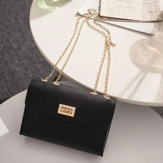 2019 New Arrival Women Bag Crossbody Bags for Women heart Buckle Handbag Glitter Sequins Chain Shoulder Bag PU Leather Handbags