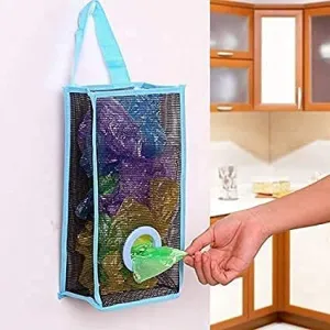 3625 Wall Hanging Garbage Bags Recycle Breathable Plastic Storage Polythene Garbage Bags Kitchen Organizer Plastic Wall Mounted Rubbish Bag Container Multi Color