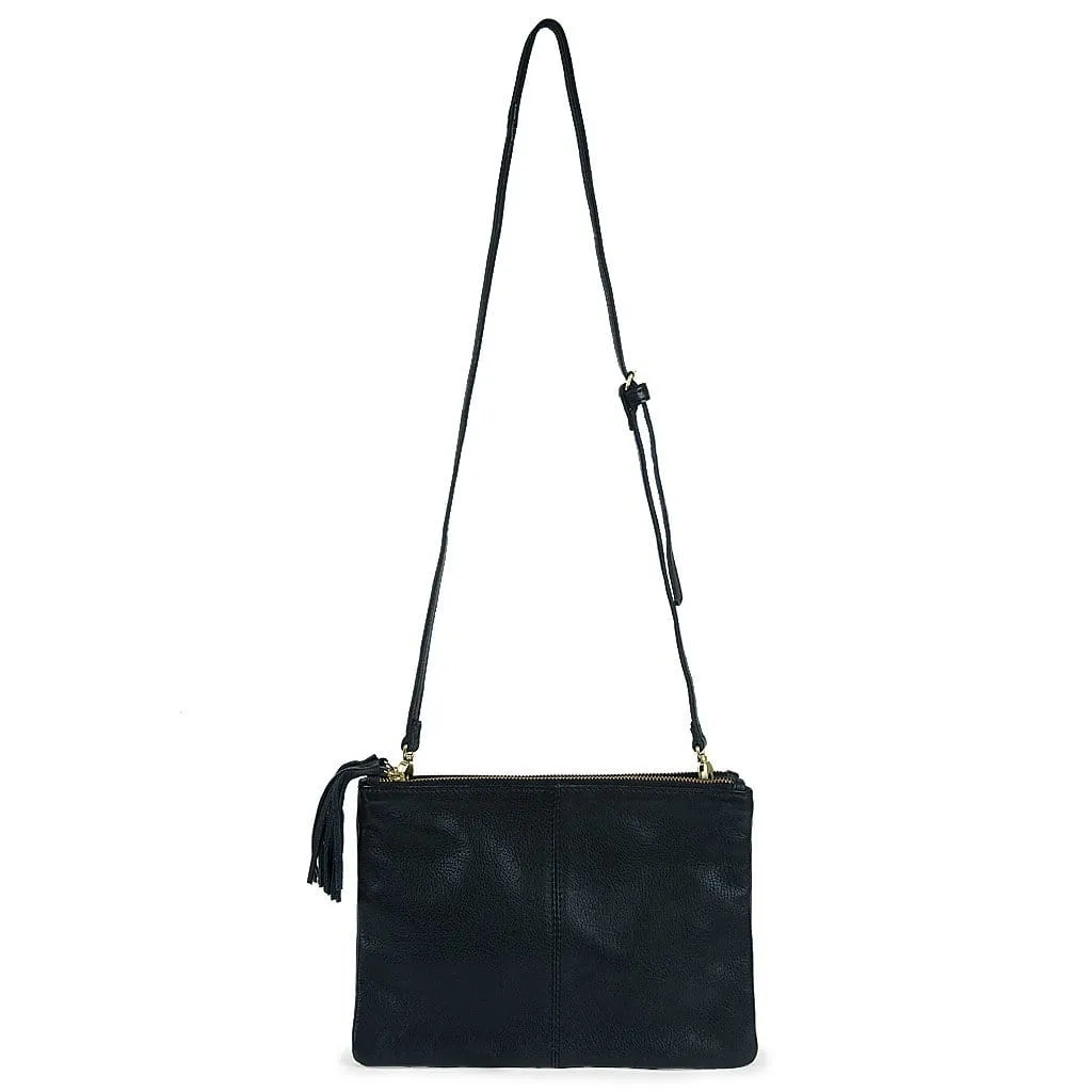 7003 Alles | Double Zipper Crossbody Bag