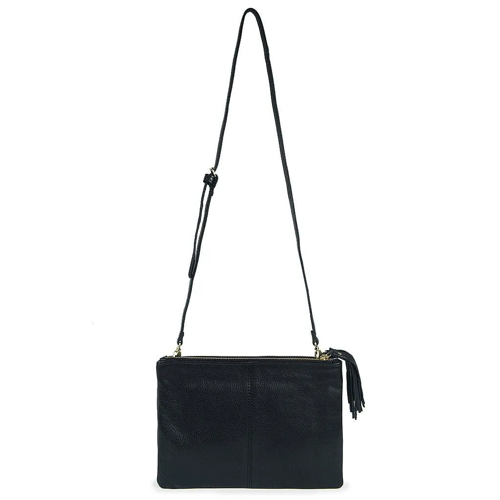 7003 Alles | Double Zipper Crossbody Bag