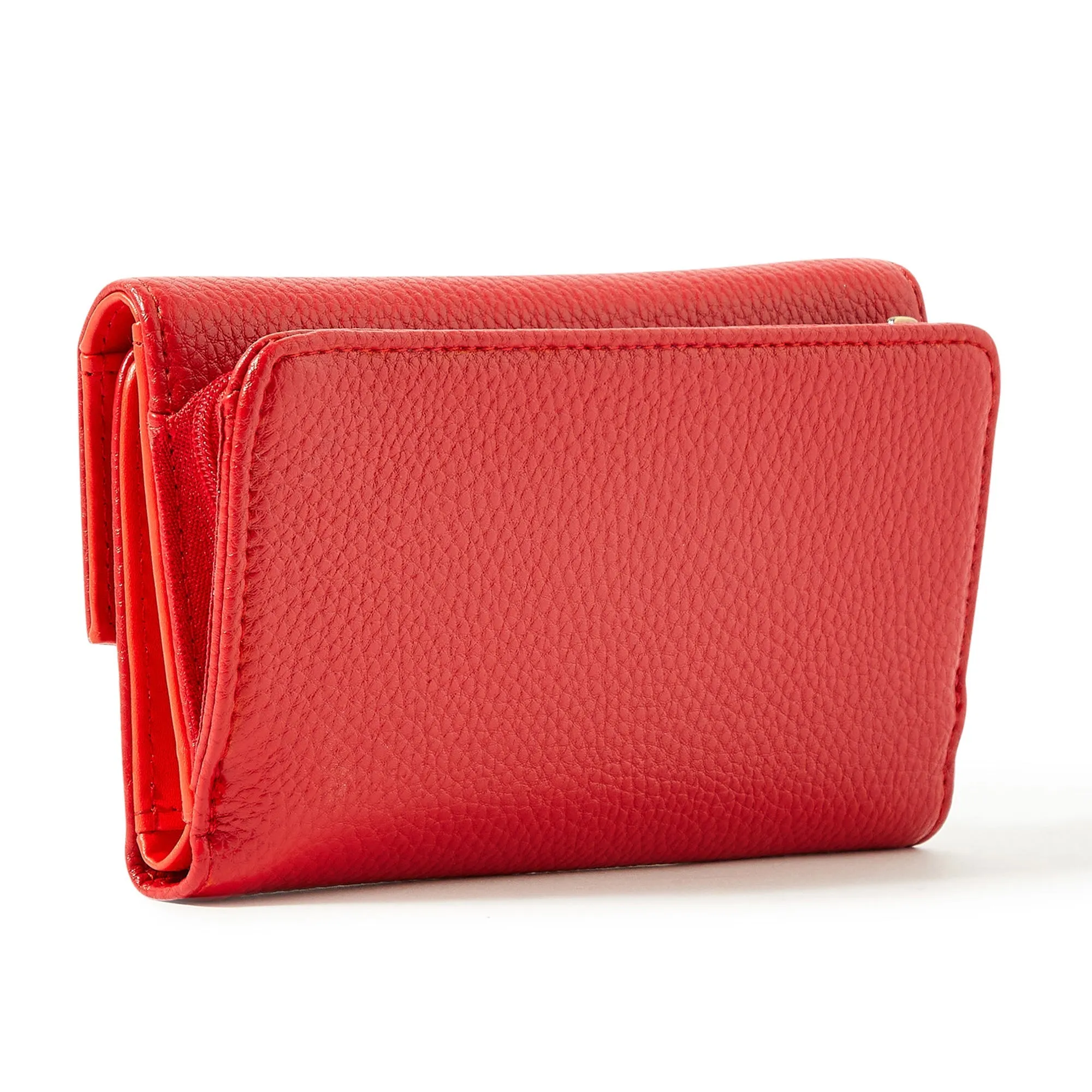 Accessorize London Women's Faux Leather Britney Bee Wallet - Red