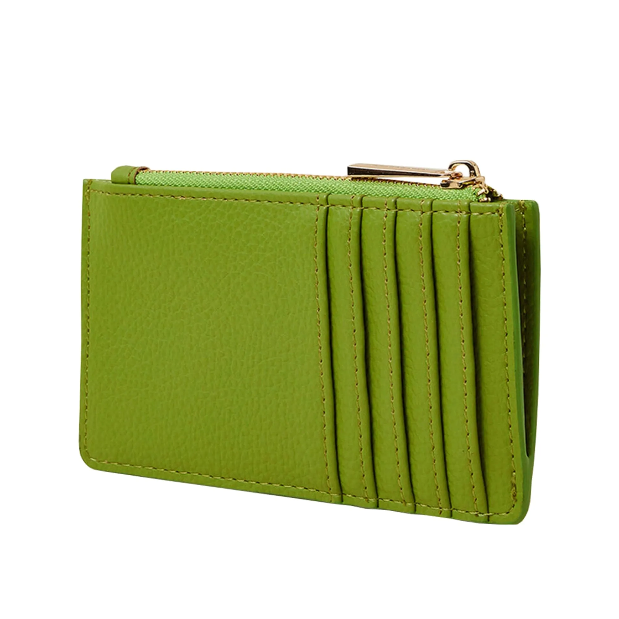 Accessorize London Women's Green Classic Card Holder