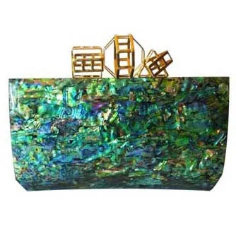 Adrienne Shell Clutch