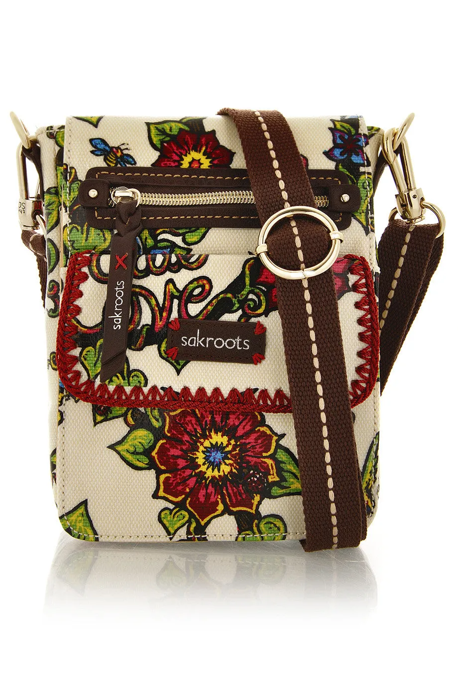 ARTIST CIRCLE Floral Plastic Messenger