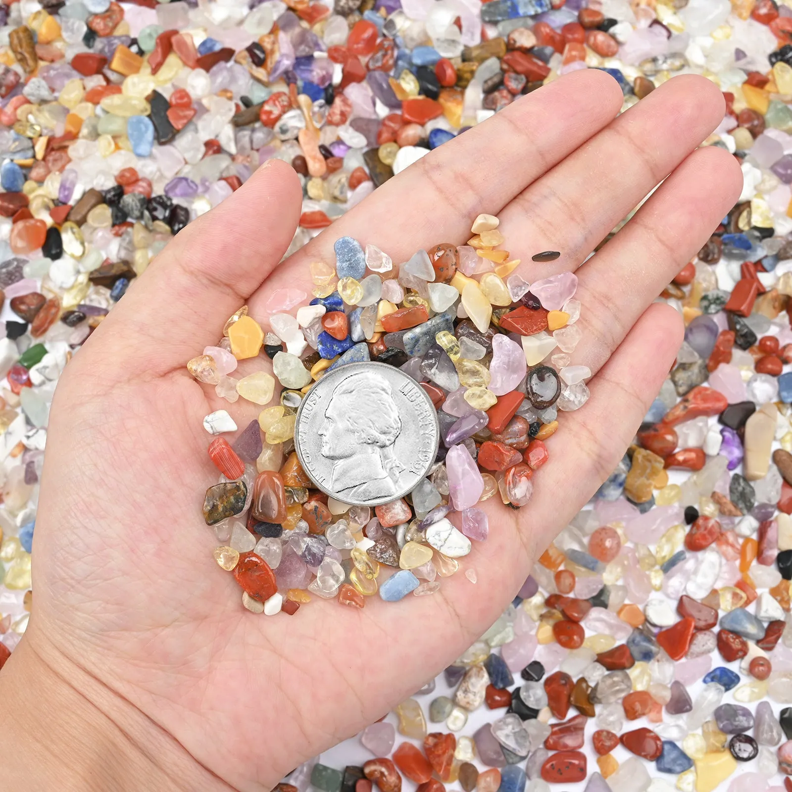 Assorted Polished River Stones Natural