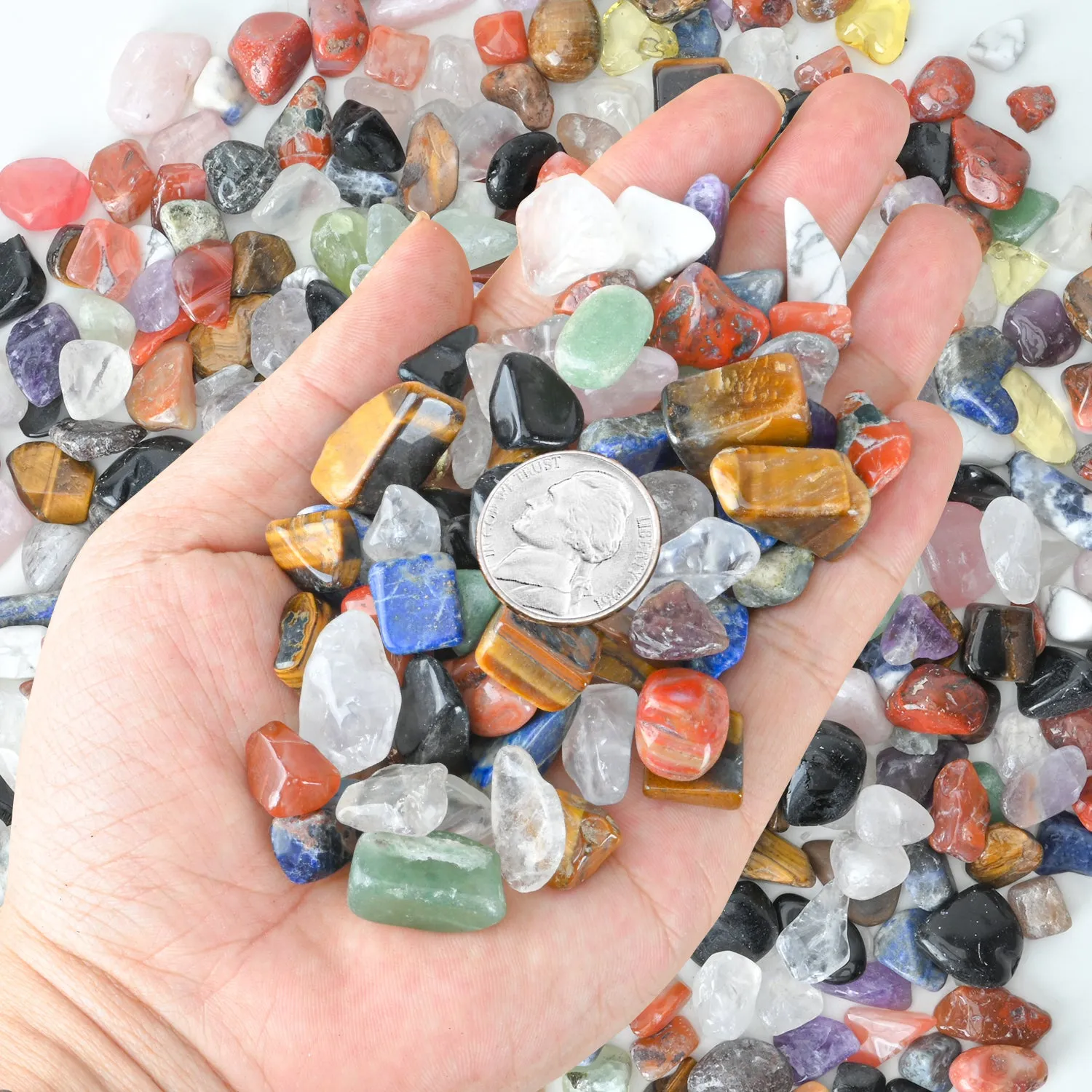 Assorted Polished River Stones Natural