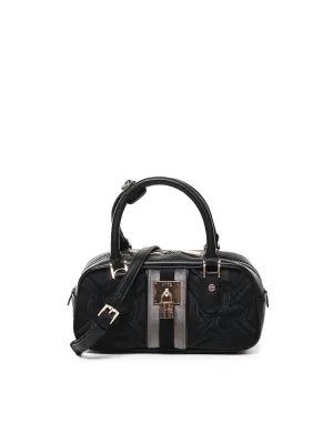 Black Trunk Bag with Adjustable Strap