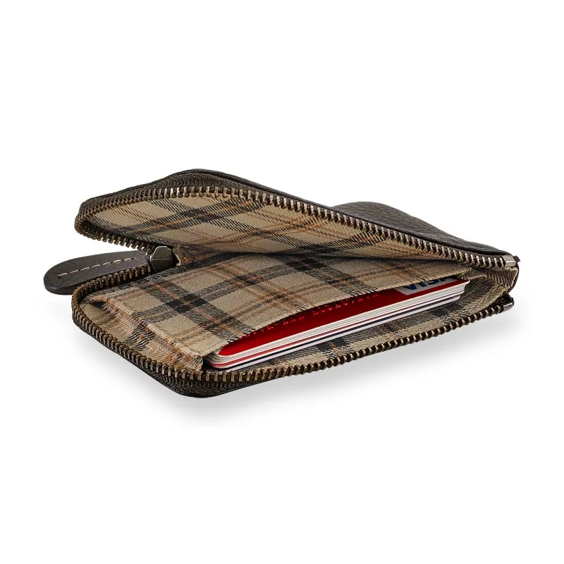 Bomber Jacket Zip Card Wallet