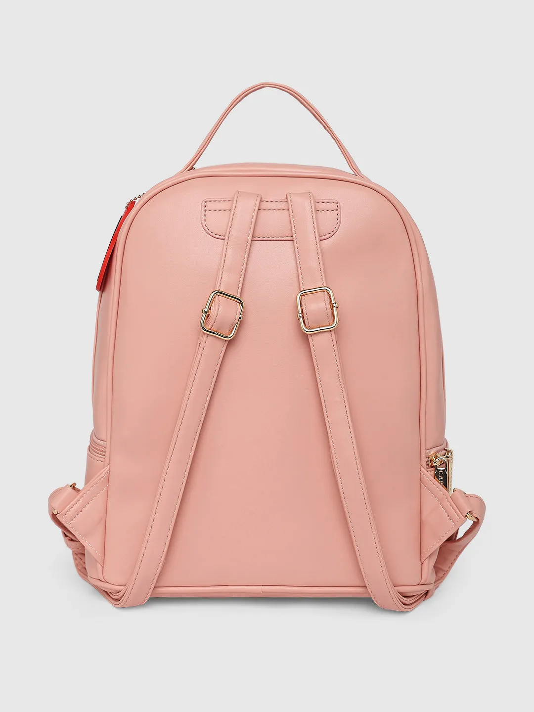 Caprese Emily In Paris Printed Backpack Bag Pink