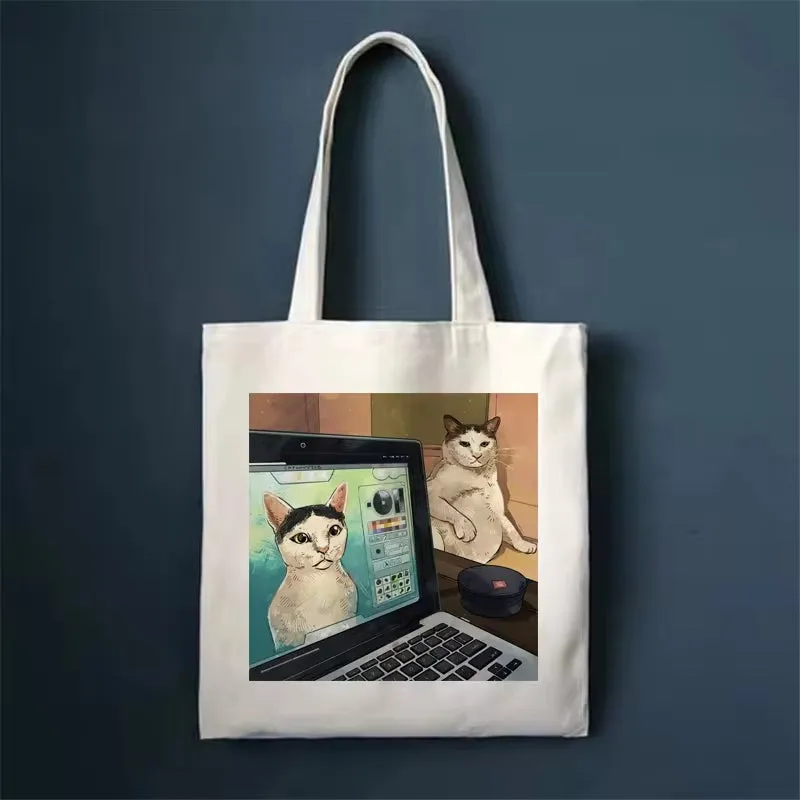 Cat-itude Canvas Tote