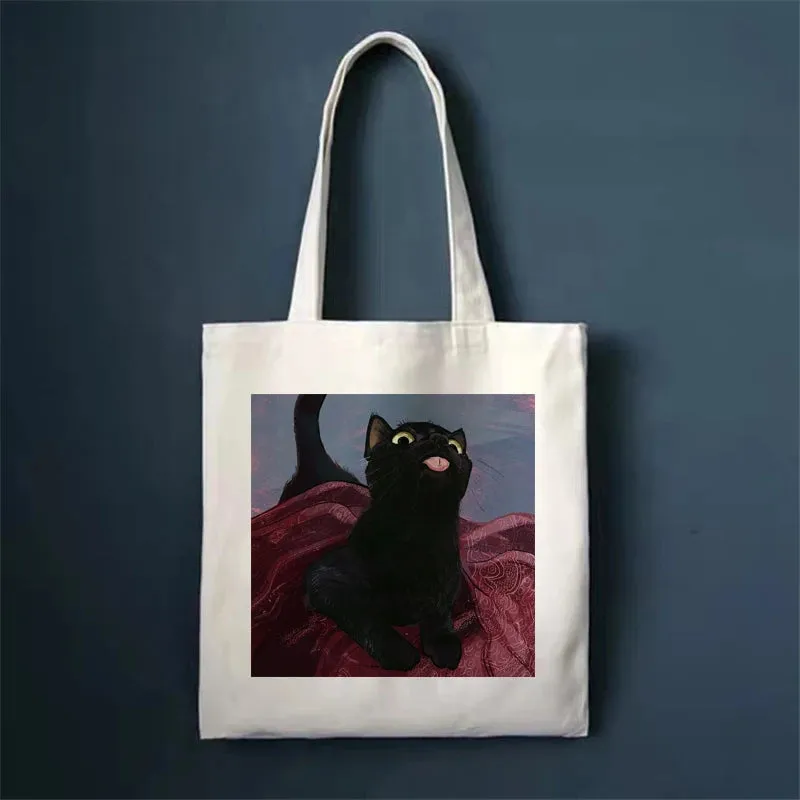 Cat-itude Canvas Tote