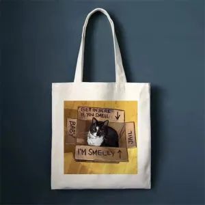 Cat-itude Canvas Tote