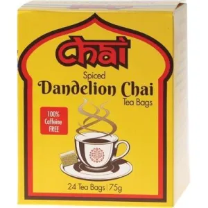 CHAI TEA Spiced Dandelion Chai Tea Bags 24