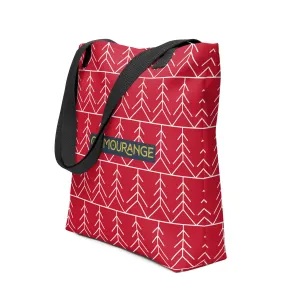 Christmas Tote Bag - Fir Tree (Glamourange Festive Pattern Christmas Tote Bags)