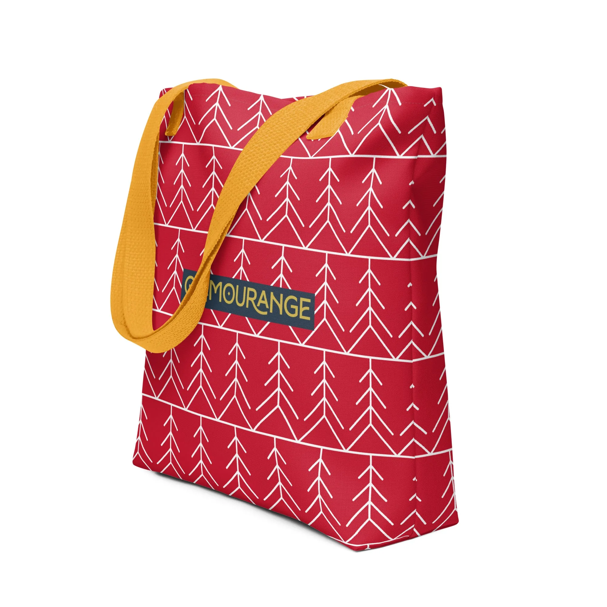 Christmas Tote Bag - Fir Tree (Glamourange Festive Pattern Christmas Tote Bags)