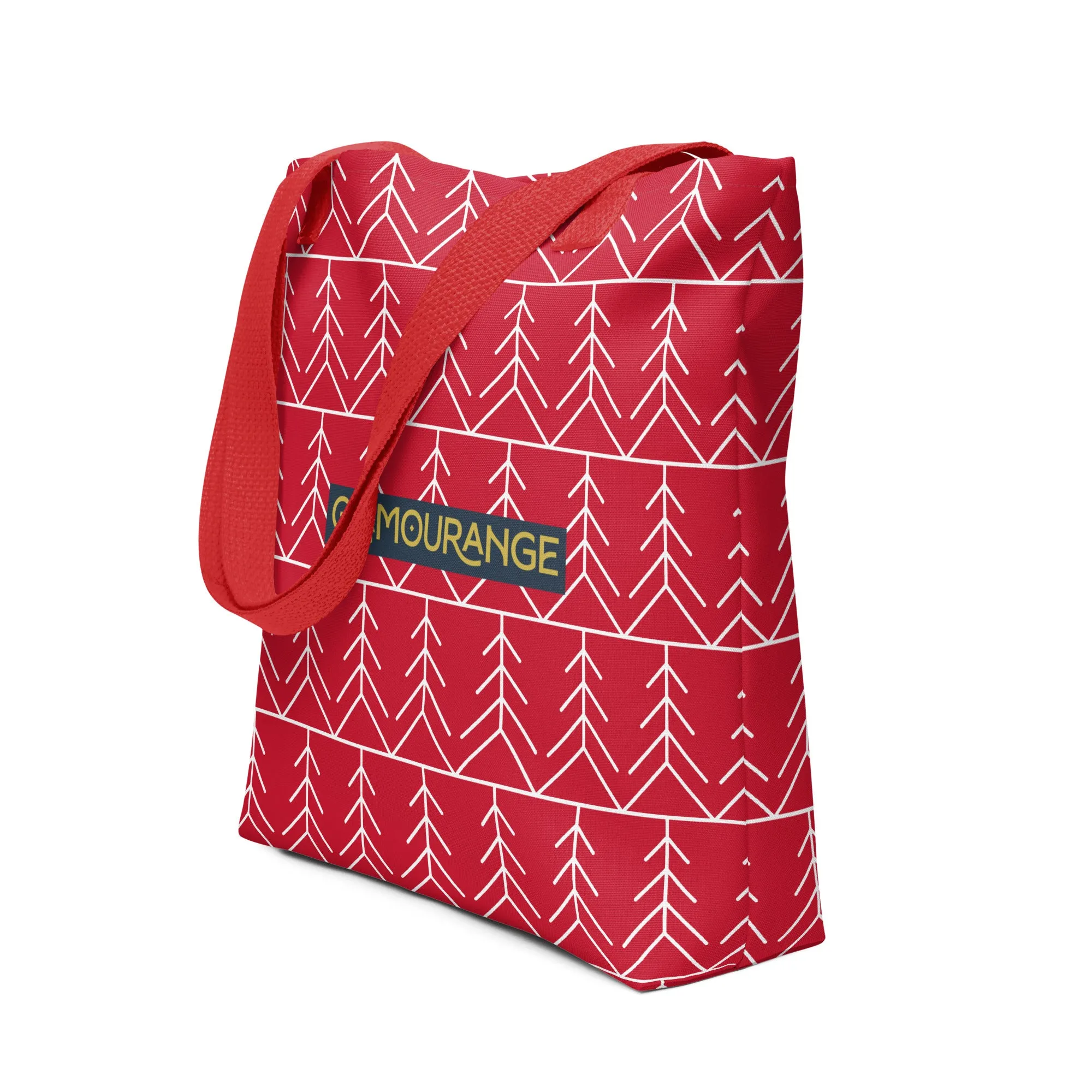 Christmas Tote Bag - Fir Tree (Glamourange Festive Pattern Christmas Tote Bags)