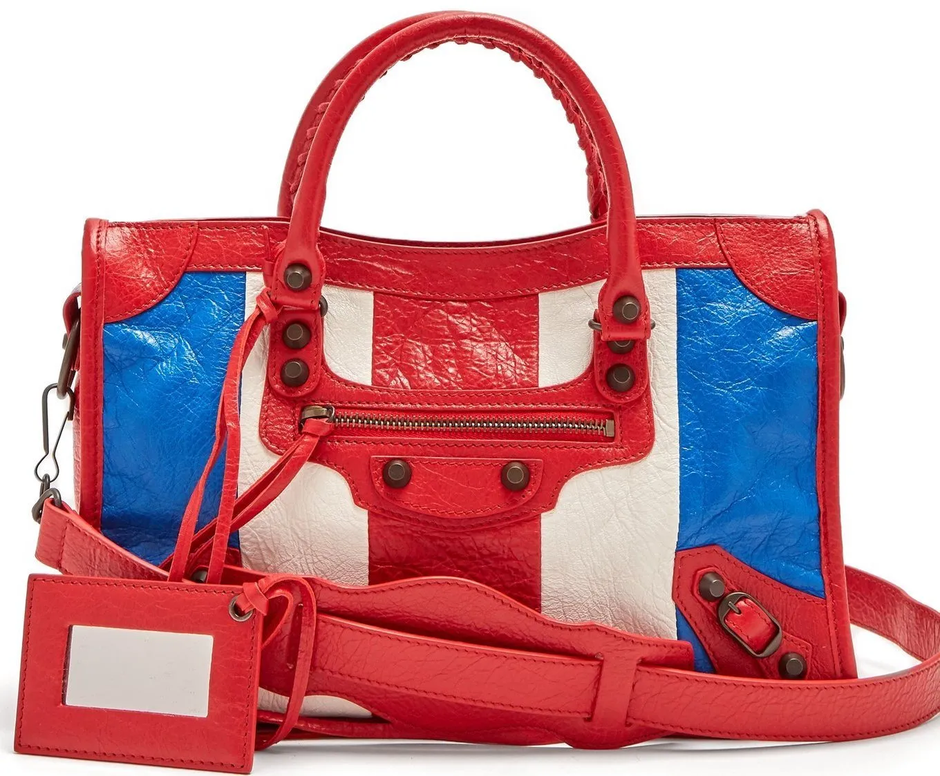 Classic City S Bag - Red, White & Blue Stripes