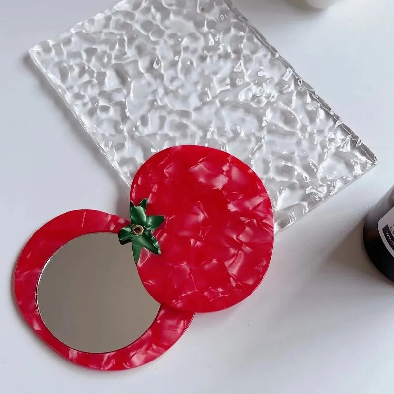 Compact Tomato Mirror