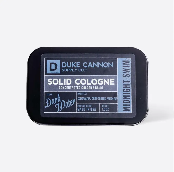 Duke Cannon Midnight Swim Solid Cologne