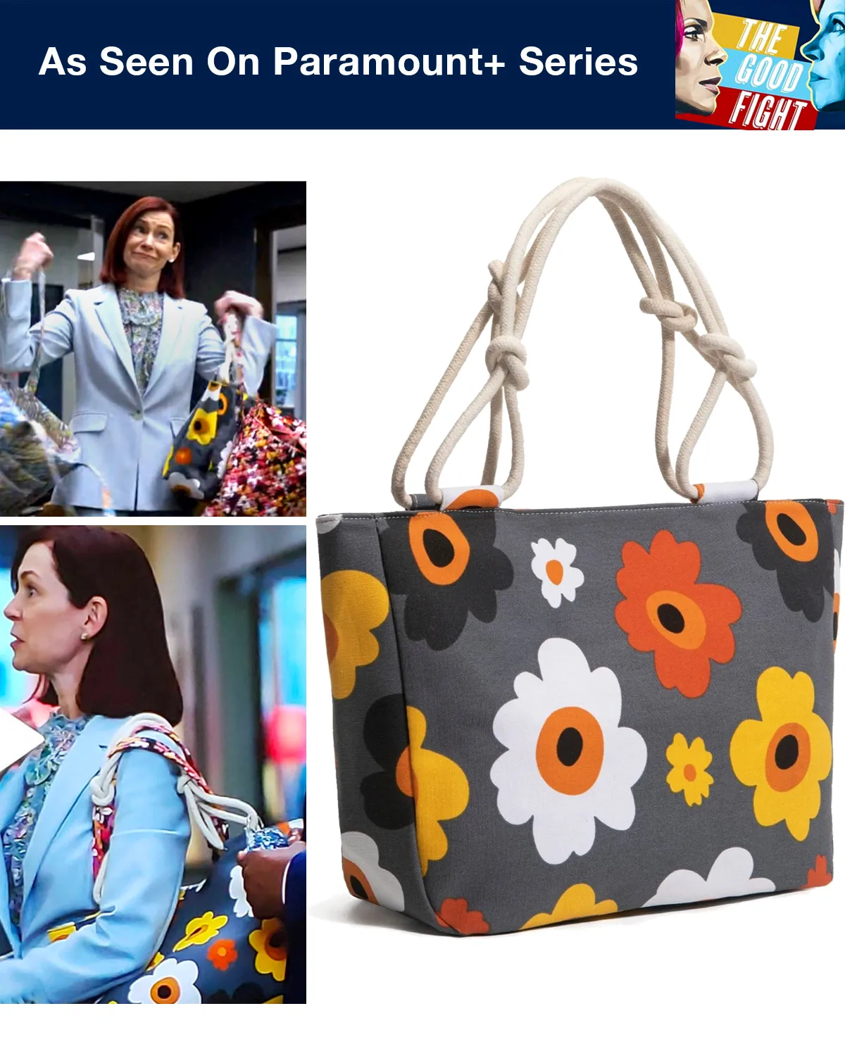 Fall Blooms Bag *Best Seller* As Seen on *The Good Fight*