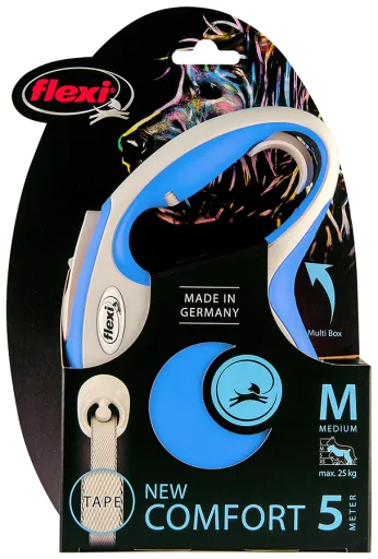 Flexi New Comfort Tape Lead Blue