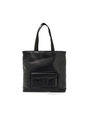 Garavani Pocket Leather Tote