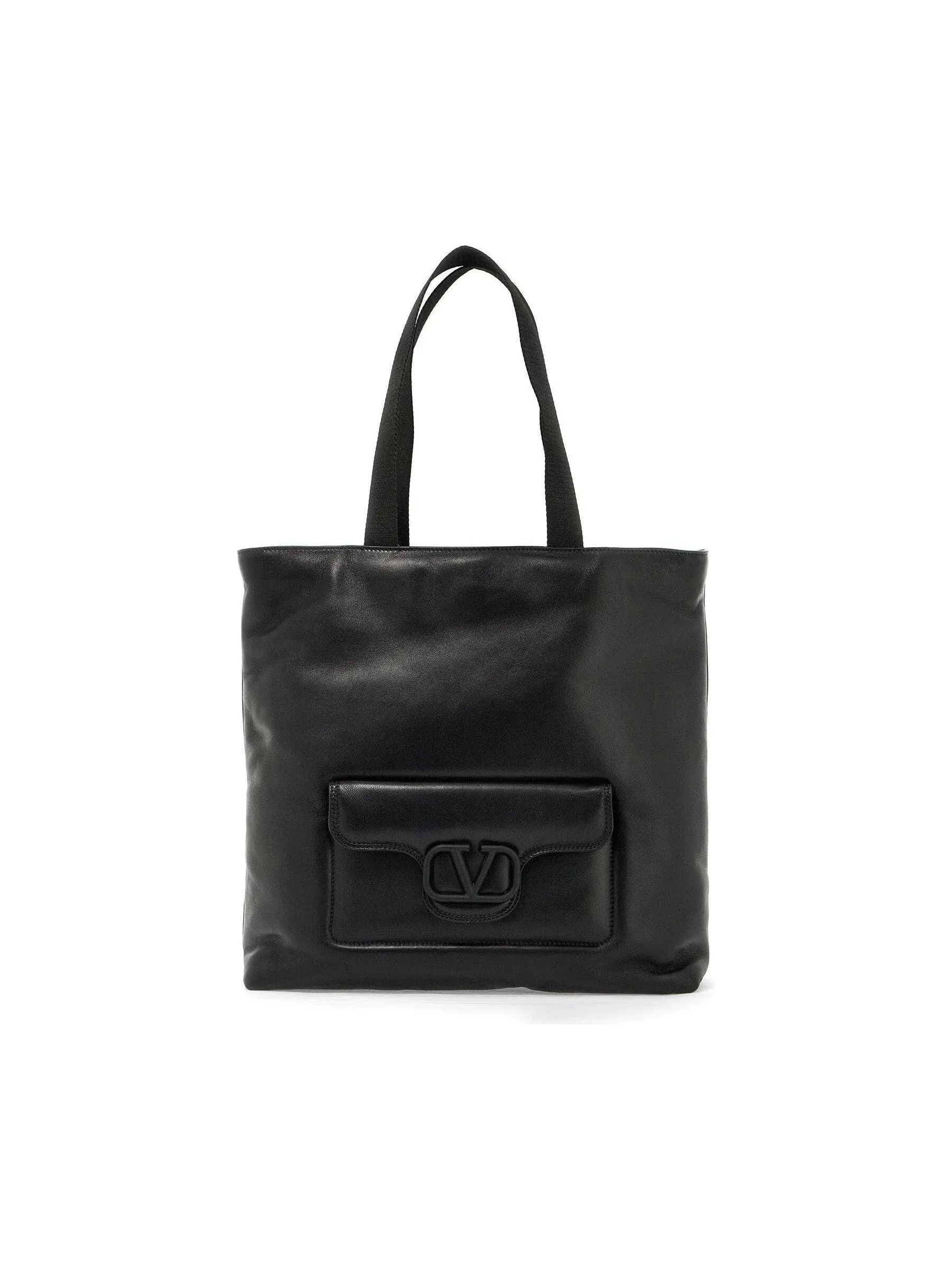 Garavani Pocket Leather Tote