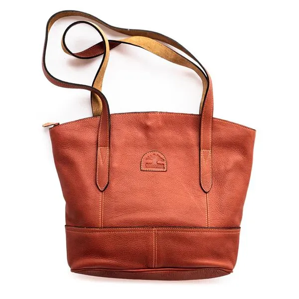 Groundcover Leather Shopping Bag