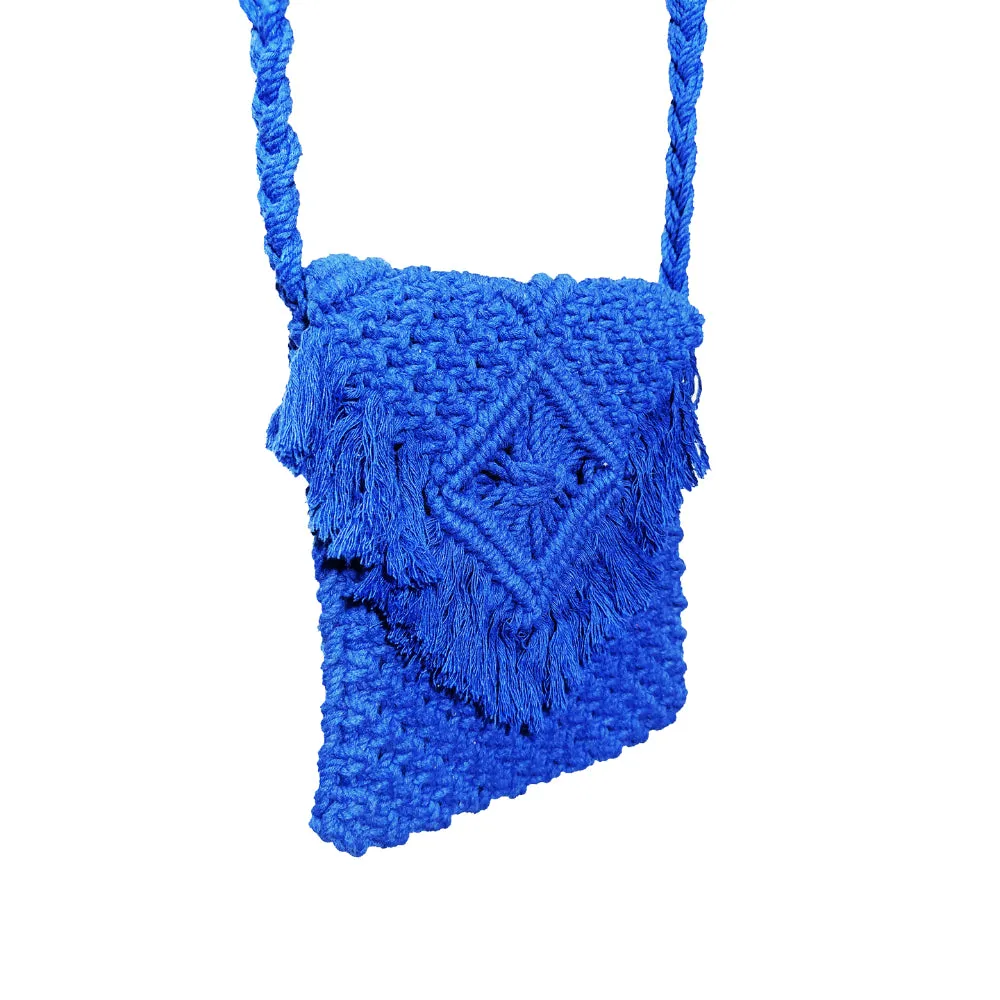 IMARS Macrame Bag Yellow For Women & Girls (Beach Bag) Made With Macrame Yarn