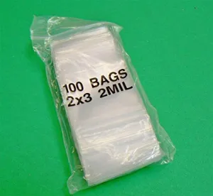 iMBAprice 2 x 3" 2 Mil Reclosable Bags - 20000