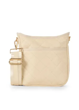 Jeri Crossbody - Vanilla Vegan Leather