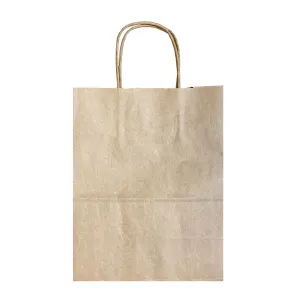 Kraft Paper Shopping Bag 8 x 4 1⁄2 x 10 1⁄4"