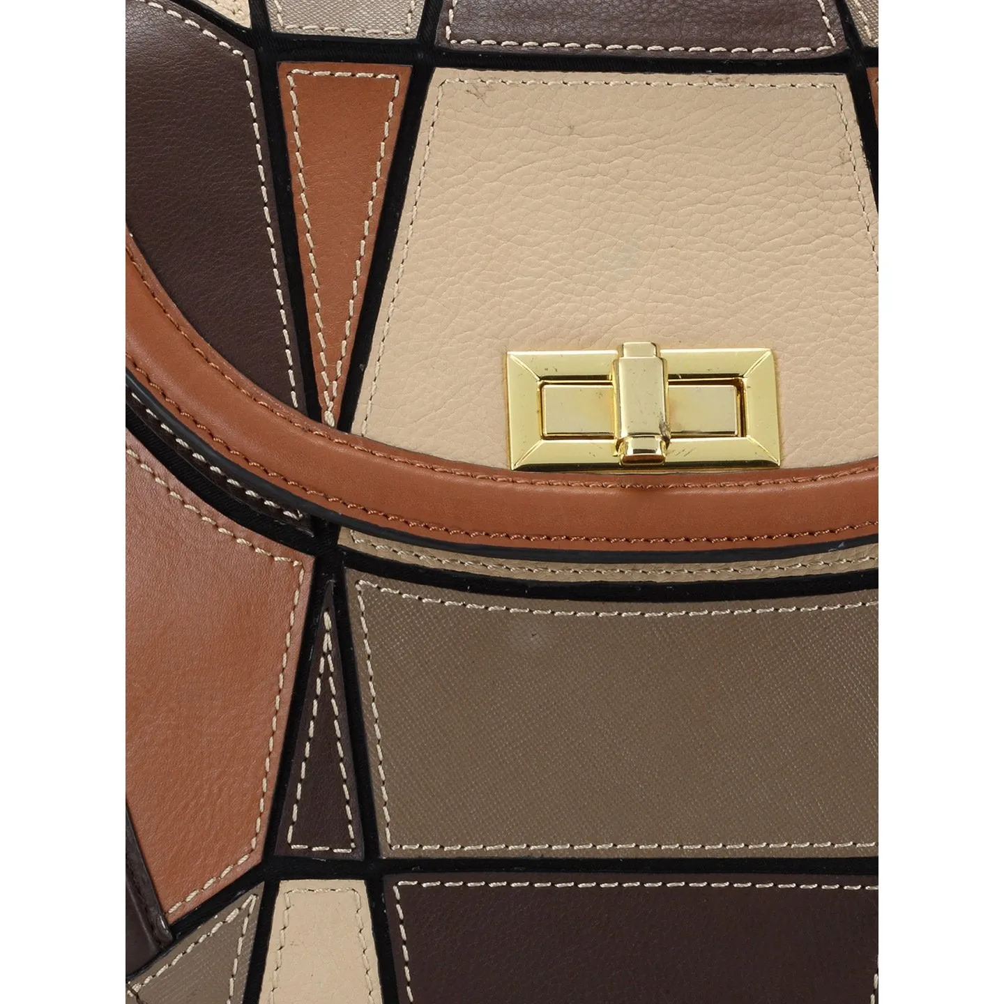 Leather Crossbody Bag - PR1043