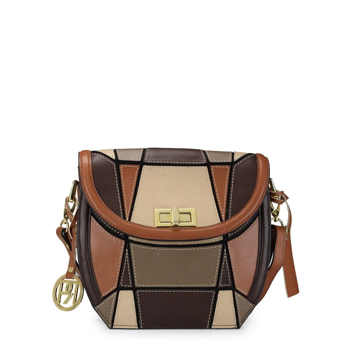 Leather Crossbody Bag - PR1043