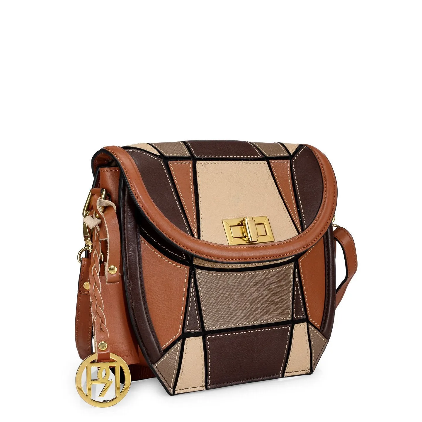 Leather Crossbody Bag - PR1043