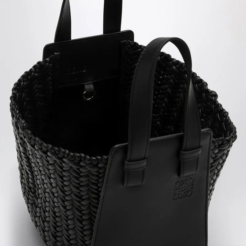 Loewe Black Leather Hammock Bag Women