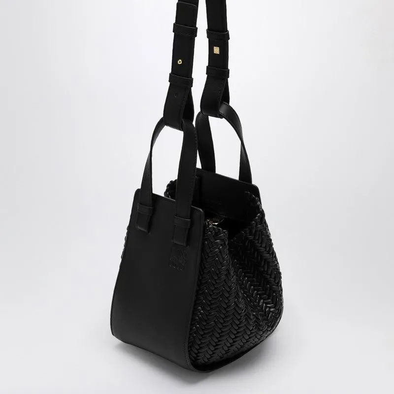 Loewe Black Leather Hammock Bag Women