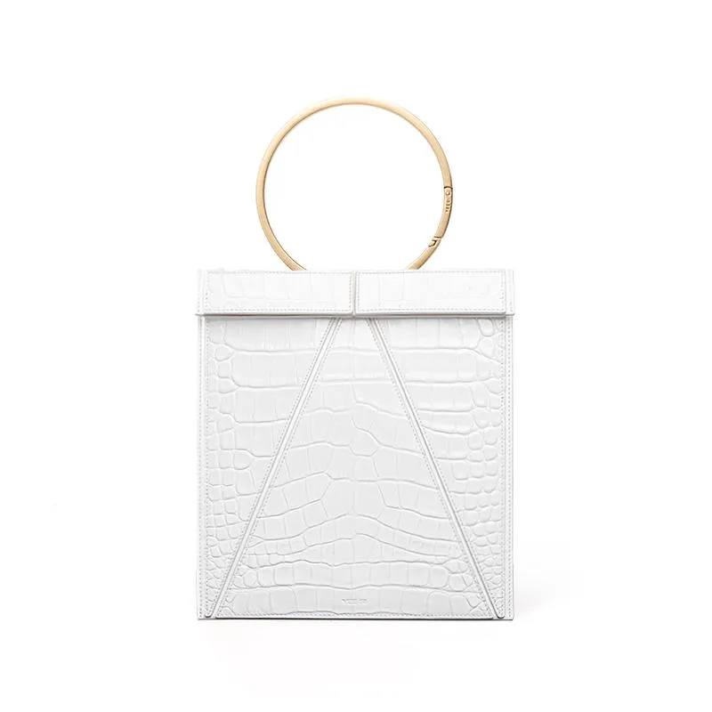 Loop Classic Foldable Handbag - White