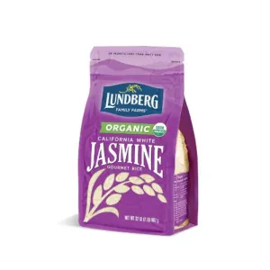 Lundberg - Organic Gluten Free White Jasmine Rice, 2 Lbs - Pack of 6