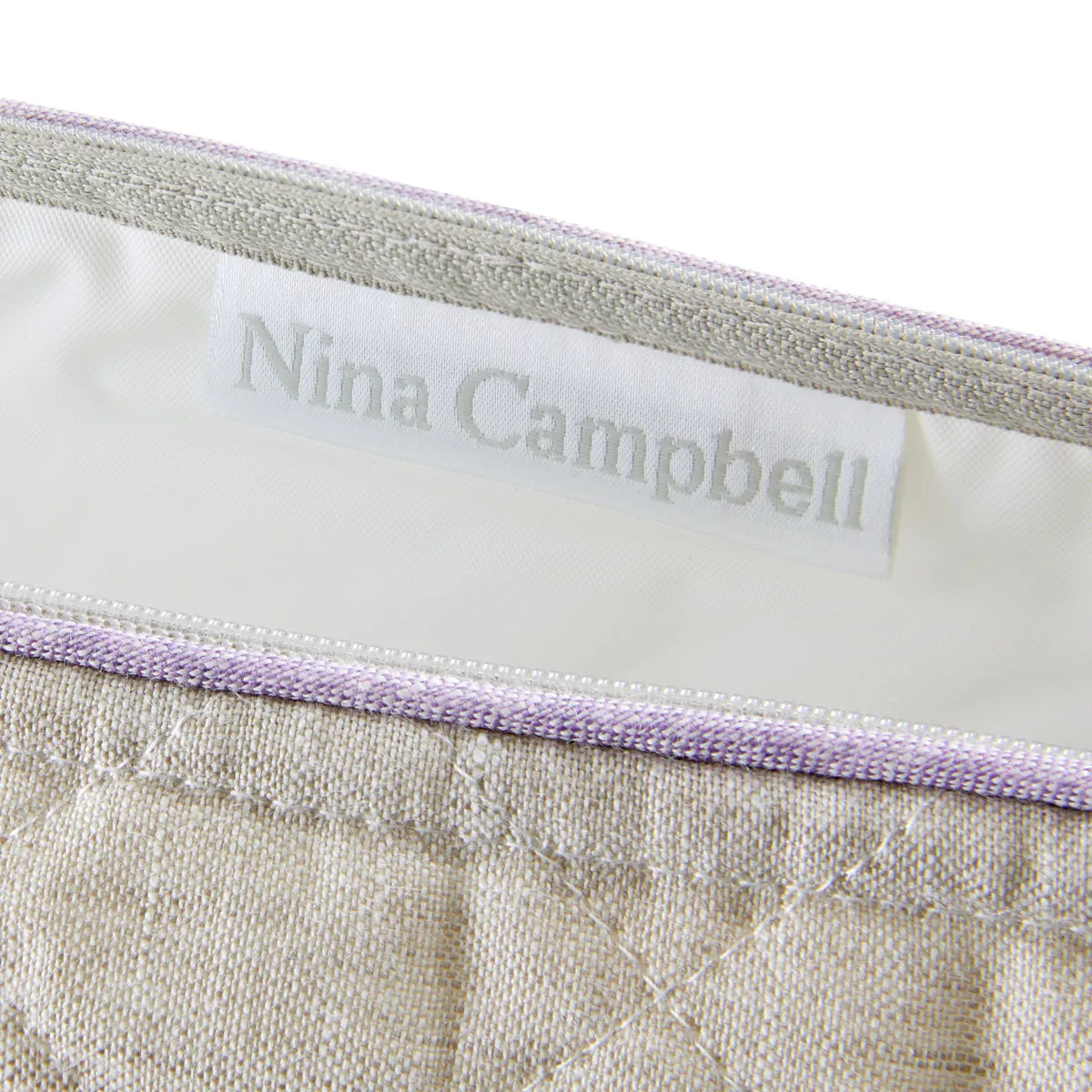 Make-up Bag Grey/Amethyst