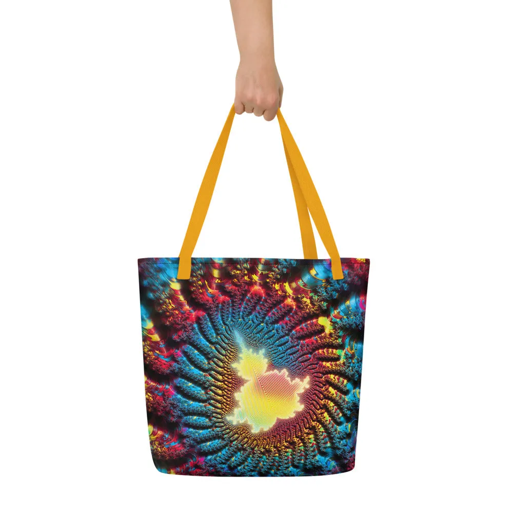 Mandelbrot Buddha | Beach Bag | Makroverset