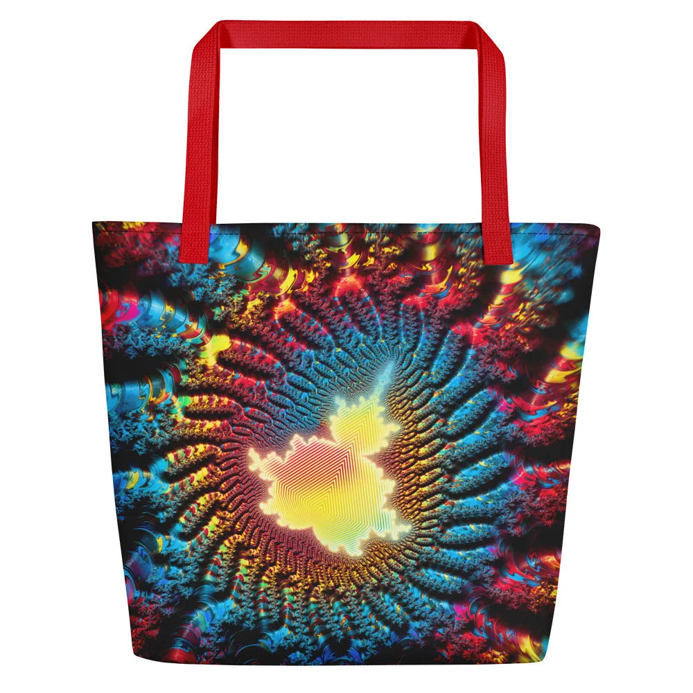 Mandelbrot Buddha | Beach Bag | Makroverset