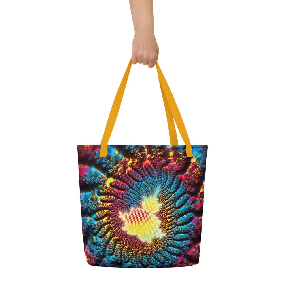 Mandelbrot Buddha | Beach Bag | Makroverset