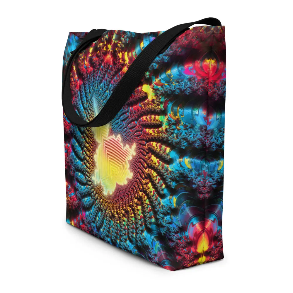 Mandelbrot Buddha | Beach Bag | Makroverset