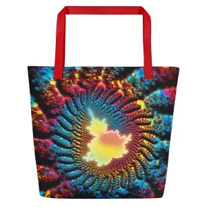 Mandelbrot Buddha | Beach Bag | Makroverset