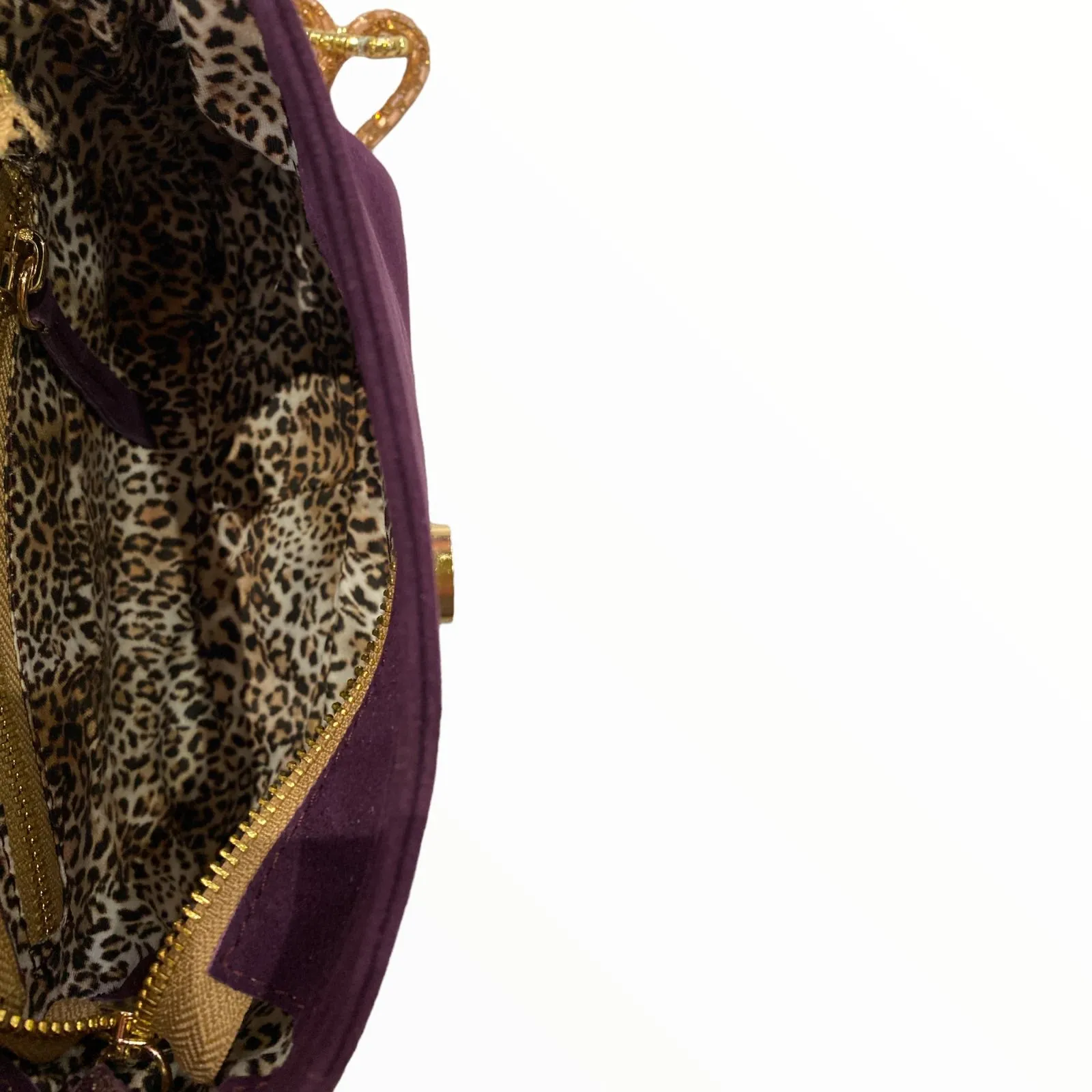 Mandy mini. Deap purple leather limited edition bag