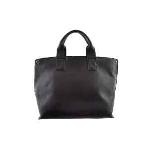 Medium Satchel Tote - Black